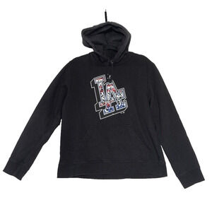 Los Angeles Dodgers Fanatics Hometown Fitted Pullover Hoodie Mens Size M Black